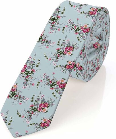 Yakuna Men's Ties Novelty Tie Necktie for Men Teen Boys Multicolor Tie Party Holiday Thanksgiving Christmas in Saudi Arabia