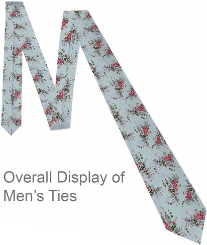Yakuna Men's Ties Novelty Tie Necktie for Men Teen Boys Multicolor Tie Party Holiday Thanksgiving Christmas in Saudi Arabia