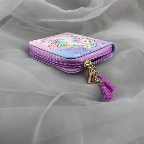 MayeBridge Cute Unicorn Purse Unicorn Zipper Wallet Long Clutch Bag PU Leather Purse For Girls Women (Mermaid 1207B) in Saudi Arabia