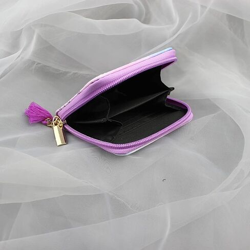 MayeBridge Cute Unicorn Purse Unicorn Zipper Wallet Long Clutch Bag PU Leather Purse For Girls Women (Mermaid 1207B) in Saudi Arabia