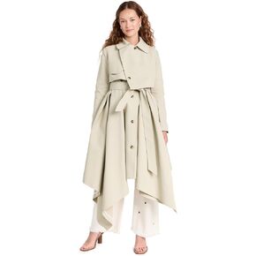 A.W.A.K.E. MODE Women's Double Breasted Coat with Asymmetric Cut in Kuwait