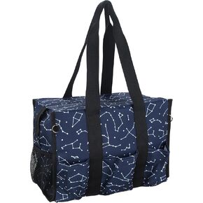 HoogaLife Nurse Bag for Work, Waterproof Lightweight Nursing Bag, 14 Internel Pockets, Large Portable Bag