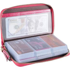 YUHAN PRETTY Womens Credit Card Holder Wallet RFID Leather Small ID Card Case in Kuwait