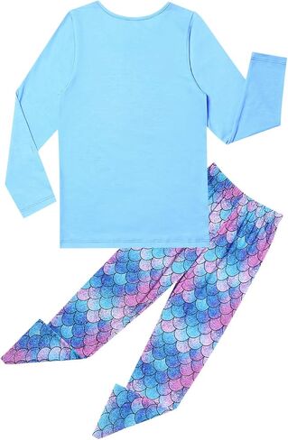 Jxstar Matching Girls&Dolls Pajamas Unicorn Pj Set Kids Cotton Fall Sleepwear… in Kuwait