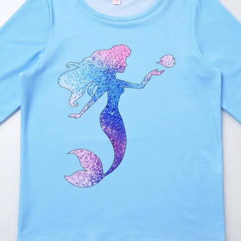 Jxstar Matching Girls&Dolls Pajamas Unicorn Pj Set Kids Cotton Fall Sleepwear… in Kuwait