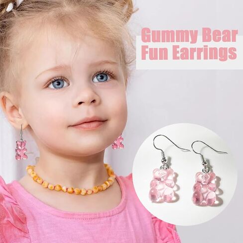 GIFIKOI 20-25 Pairs Weird Cute Earrings Drop Dangle Earrings for Women Girls Food Earrings Aesthetic Earrings Weirdcore Kawaii Funny Earrings Set in Saudi Arabia