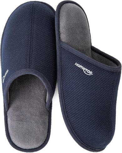 HomeTop شبشب رجالي محبوك مريح من الإسفنج الذكي سهل الارتداء مع نعل مطاطي مضاد للانزلاق in Kuwait