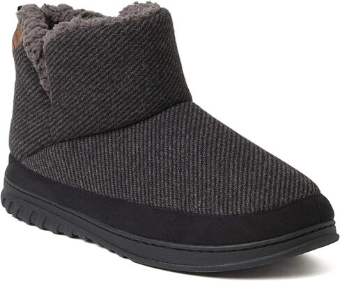 Dearfoams Men's James Woven Boot Slipper in Saudi Arabia