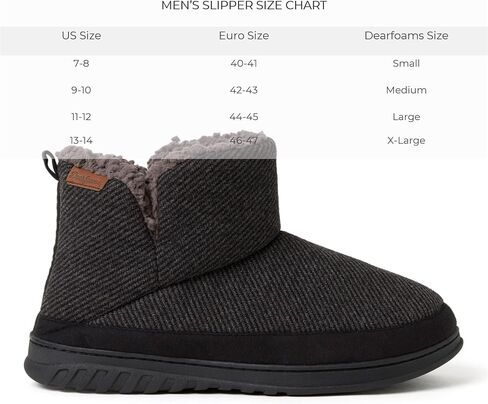 Dearfoams Men's James Woven Boot Slipper in Saudi Arabia