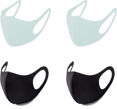 igozen 4 Pack kids face masks Nanosase G Sports face masks nano 3d Poly Spandex cool face mask is not cotton mask in Saudi Arabia
