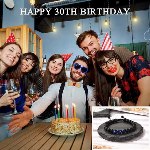 ACOGVN 13th 16th 18th 21st 30th 40th 50th 60th Birthday Gifts for Boys Men Him 13 16 18 21 30 40 50 60 Year Old Boy Male Man Birthday Gifts Birthday Bracelet for Boyfriend Son Brother Grandson Nephew Dad Husband Grandpa Uncle Friend in Saudi Arabia