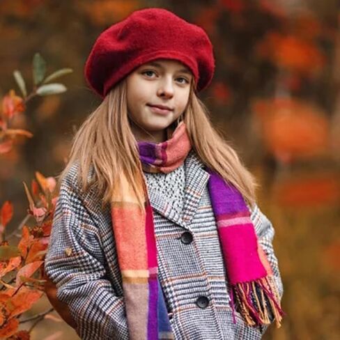 KUOIN Medieval Beret Cap Renaissance Festival Cosplay Hat for Women Men in Saudi Arabia