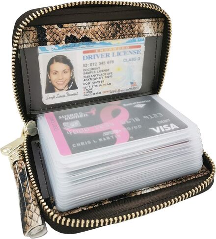 محفظة حامل بطاقات الائتمان للسيدات من YUHAN PRETTY، حافظة جلدية صغيرة لبطاقة الهوية RFID in Saudi Arabia