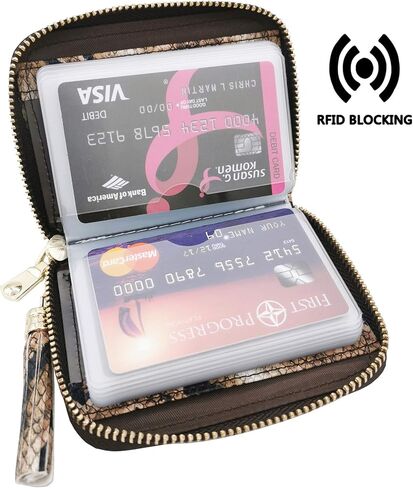 محفظة حامل بطاقات الائتمان للسيدات من YUHAN PRETTY، حافظة جلدية صغيرة لبطاقة الهوية RFID in Saudi Arabia