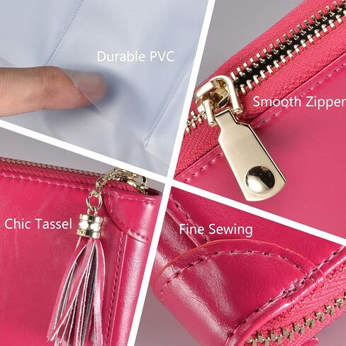 محفظة حامل بطاقات الائتمان للسيدات من YUHAN PRETTY، حافظة جلدية صغيرة لبطاقة الهوية RFID in Kuwait
