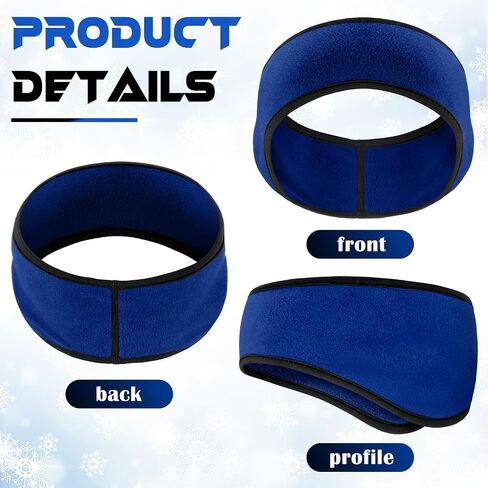 Geyoga 12 قطعة الأذن دفئا عقال الشتاء Headbands الرياضة الجري مطاطا تدفئة الأذن أغطية الأذن الدافئة لفصل الشتاء in Saudi Arabia