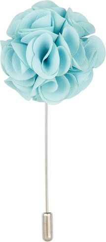 Knighthood Sky Blue Bunch Flower Lapel Pin Badge Coat Suit Wedding Gift Party Shirt Collar Accessories Brooch for Men in Saudi Arabia