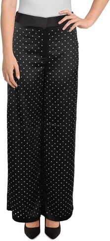 Danielle Bernstein Womens Studded Party Wide Leg Pants in Saudi Arabia