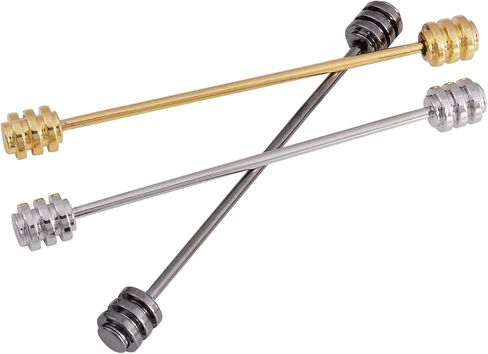 YYBONNIE 3PCS Screw Design Men's Collar Bar Pins Shirts Tie Pins Necktie Pin Lapel Stick Collar Brooch in Saudi Arabia