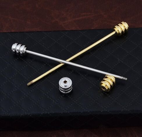 YYBONNIE 3PCS Screw Design Men's Collar Bar Pins Shirts Tie Pins Necktie Pin Lapel Stick Collar Brooch in Saudi Arabia