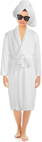 Toulite 12 Pcs Plush Robes for Women Soft Warm Fleece Bathrobe Bridesmaids Robe Set with Towel Sunglasses for Wedding Party in Saudi Arabia