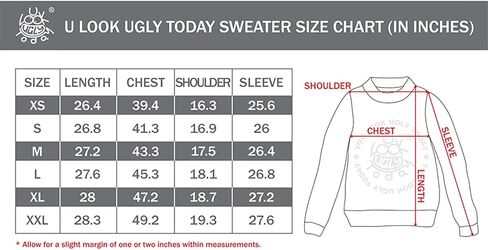 Women's Ugly Christmas Sweater Unisex Men's Funny Novelty Santa Pullover for Party The Gift That Keeps on Giving XX-Large in Saudi Arabia