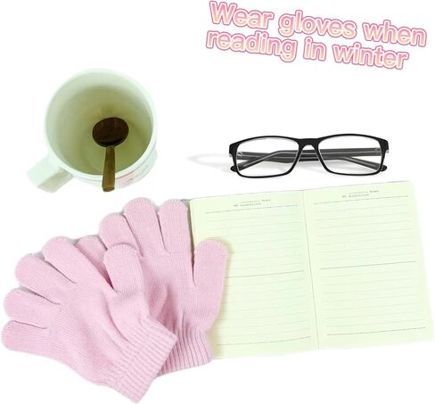 HXDISWSM 12 Pairs Winter Kid's Magic Gloves Children Stretch Mittens Full Fingers Gloves Knitted Stretch Mittens for Boys and Girls in Kuwait