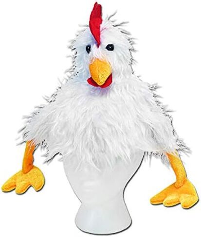 Kipp Brothers Reusable Plush Chicken Hat for Parties, Gags & Costumes in Kuwait