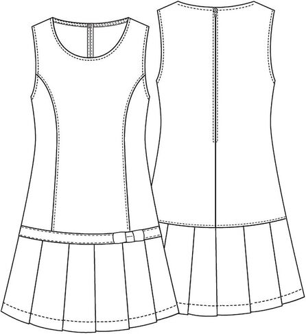 Classroom School Uniforms Girls' Pleated Bow Jumper in Kuwait