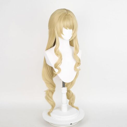 شعر مستعار UTIEHD Anime Cosplay، شعر مستعار Genshin Impact، مع قبعتين شعر مستعار، للهالوين، الحفلات وما إلى ذلك. (Wanderer/Scaramouche Cosplay) in Saudi Arabia