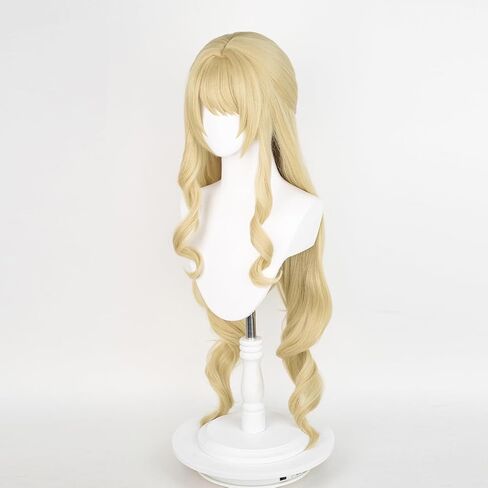 شعر مستعار UTIEHD Anime Cosplay، شعر مستعار Genshin Impact، مع قبعتين شعر مستعار، للهالوين، الحفلات وما إلى ذلك. (Wanderer/Scaramouche Cosplay) in Saudi Arabia
