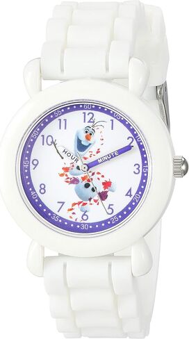 Disney Frozen Kids' Plastic Time Teacher Analog Quartz Silicone Strap Watch in Saudi Arabia