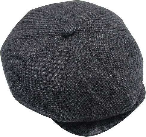 YOFARCHOY قبعات موزع الصحف للرجال والنساء الكلاسيكية 8 لوحة قبعة مسطحة Peaky نمط الأيرلندية قبعة غاتسبي قبعة البيريه الصوف مزيج تويد in Kuwait