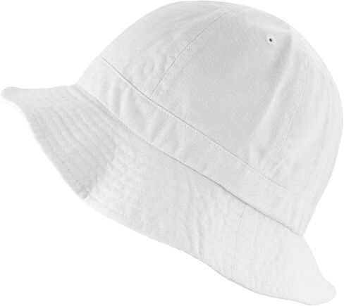 The Hat Depot Bucket Sun Hat 100% Cotton Long Brim and Deeper & Round Top Tennis Packable Summer Fashion Outdoor Hat in Kuwait