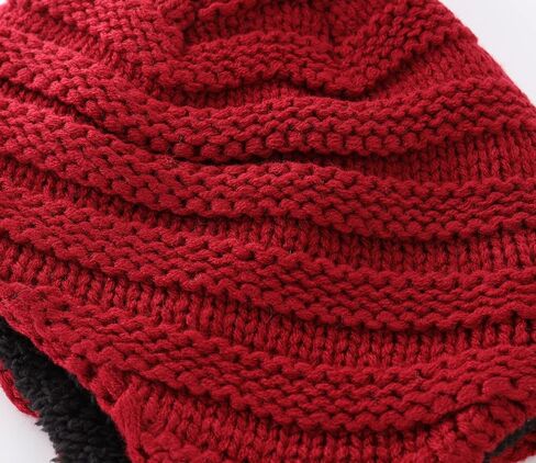 Home Prefer Toddler Girls Boys Sherpa Lined Knit Kids Hat with Earflap Winter Hat in Saudi Arabia