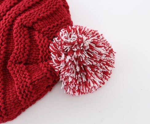 Home Prefer Toddler Girls Boys Sherpa Lined Knit Kids Hat with Earflap Winter Hat in Saudi Arabia