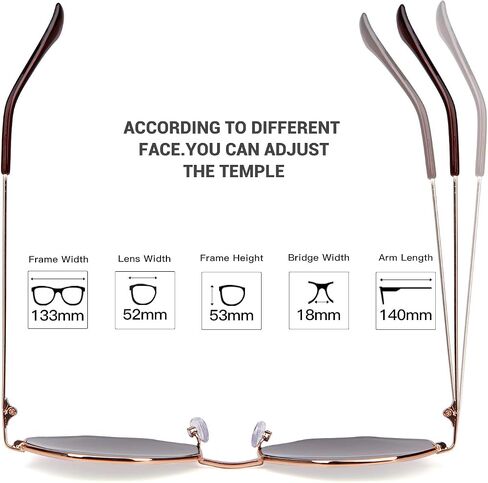 PINGLAS Hipster Polygon Oversized Sunglasses For Women Delicate Metal Frame Candy Color UV400 Lens in Saudi Arabia