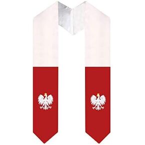 Cappe Diem International Flag Stole Graduation Day Unisex Adult Academic Commencements Countries Sash 72"