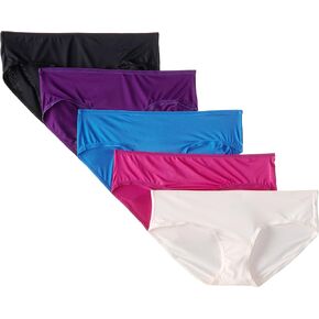 Fruit of the Loom Women's 5 Pack Microfiber Low Rise Hipster Panties in Saudi Arabia