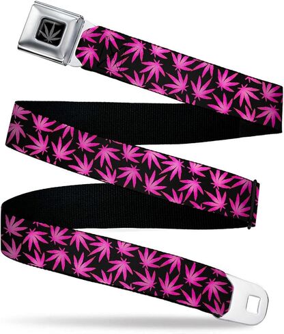 Buckle Down Men's Seatbelt Belt Weed Regular in Saudi Arabia