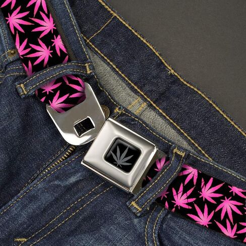 Buckle Down Men's Seatbelt Belt Weed Regular in Saudi Arabia