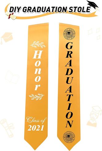 ويلبوند 6 قطع التخرج سرق وشاح 2024 للجنسين الكبار الشرف سرق التسامي التخرج سرق 60 بوصة in Kuwait