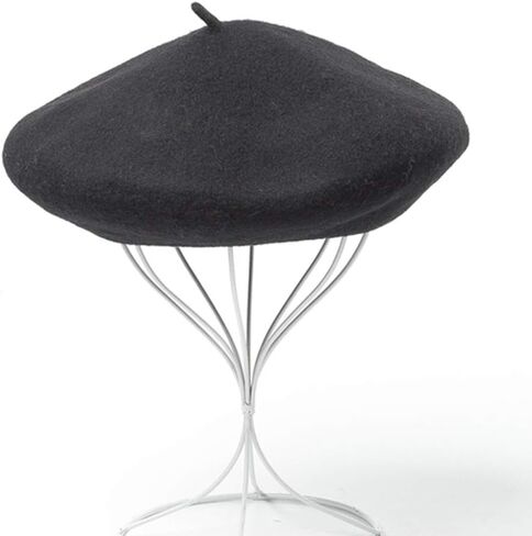 قبعة بيريه فرنسية من الصوف بلون سادة للرجال من الجنسين من JOYHY in Kuwait