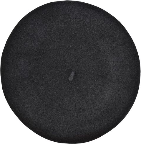 قبعة بيريه فرنسية من الصوف بلون سادة للرجال من الجنسين من JOYHY in Kuwait