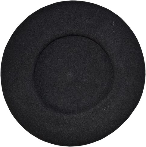 قبعة بيريه فرنسية من الصوف بلون سادة للرجال من الجنسين من JOYHY in Kuwait