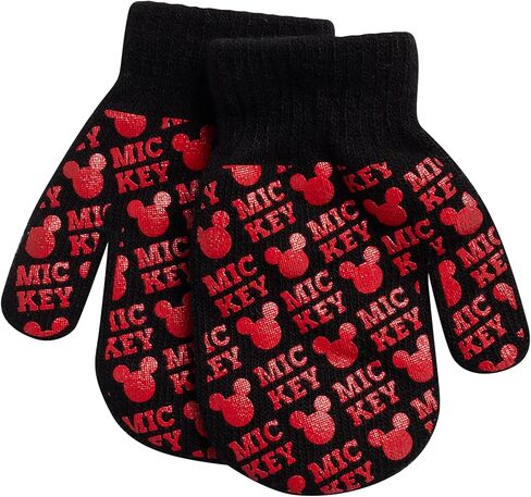 Disney Boys 4 Pack Mitten or Glove Mickey Mouse, Cars Lighting McQueen (Toddler/Little Boys), Size Age 2-4, MICKEY MITTEN in Saudi Arabia
