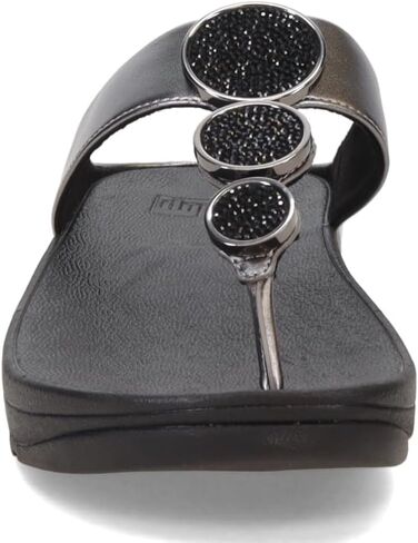 FitFlop Halo Bead-Circle Metallic Toe-Post Sandals in Saudi Arabia