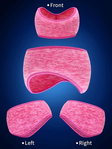 Blulu 3 Pieces Ear Warmer Headband Full Cover Ear Muffs Headband for Outdoor Use Sports Fitness in Saudi Arabia