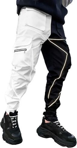 ADVRESF السراويل البضائع للرجال الشارع الشهير الشرير Techwear بنطال رياضي عاكس الهيب هوب سراويلي حريمي الملابس التكتيكية in Saudi Arabia