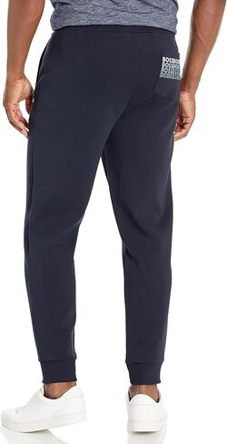 BOSS Men's Multi Colored Logo Pocket Jersey Cuffed Sweatpants in Saudi Arabia